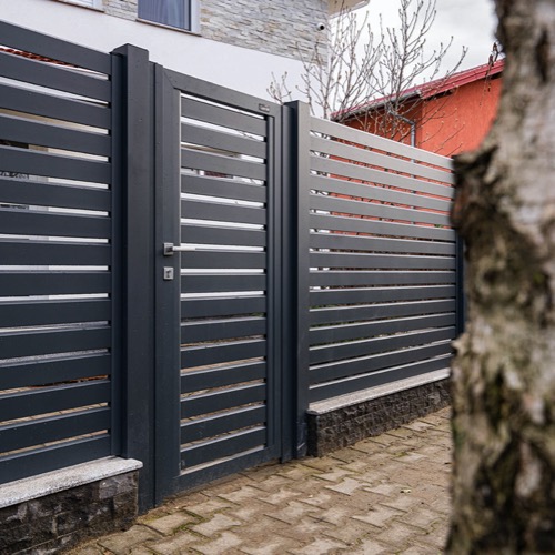 Alu Zaun - RAL 7016