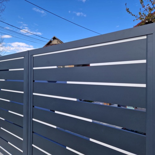 Alu Zaun - RAL 7016/9006