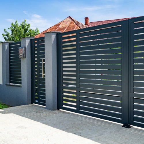 Alu Zaun - RAL 7016