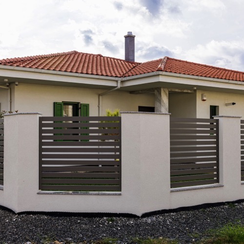 Alu Zaun - RAL 7039