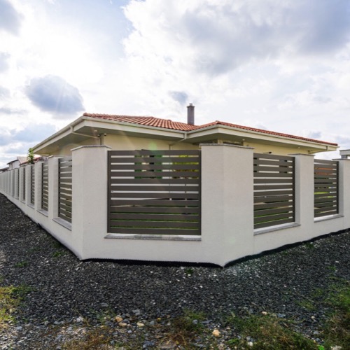 Alu Zaun - RAL 7039